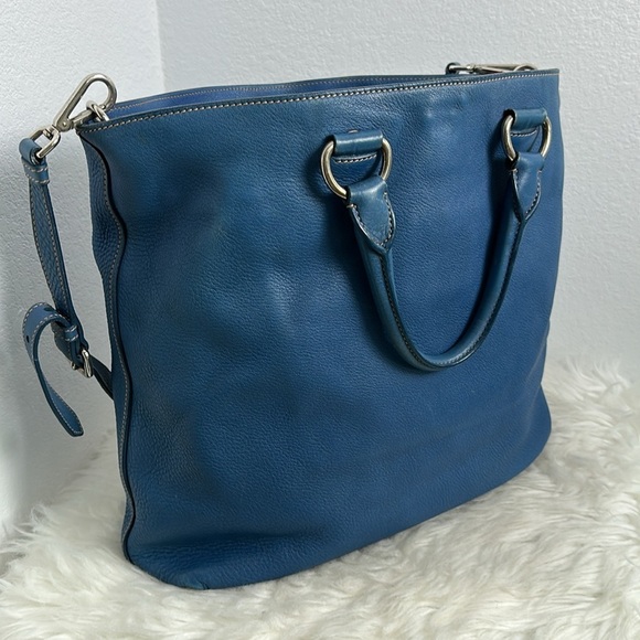 💯Authentic Prada Two-Way Leather Tote Bag🍀 - Picture 6 of 15